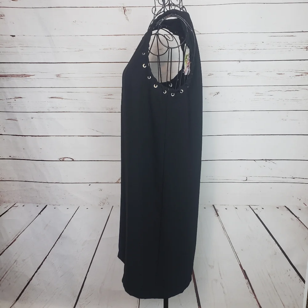 Karen Kane Black Sleeveless Shift Dress - Picture 7 of 10
